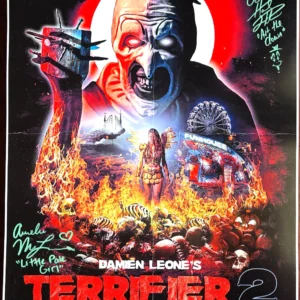 Signed 24x36 Terrifier 2 Poster
